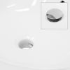 Lavabo Sobre Encimera 590x390x200 Mm Blanco Ecd Germany