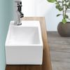 Lavabo Cerámico Cuadrado 350 X 205 X 125 Mm Blanco Ecd Germany