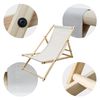 Silla De Playa Madera De Pino 3 Posiciones Ecd Germany