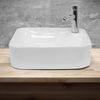 Lavabo Sobre Encimera - 435 X 435 X 125 Mm Blanco Ecd Germany