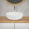 Lavabo Sobre Encimera - 400 X 400 X 135 Mm Blanco Ecd Germany