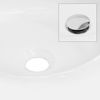 Lavabo De Baño Ø 400 X 350 Mm Blanco Ecd Germany