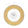 Xxl Reloj De Pared Ø 85cm Blanco Madera Natural Alfheim Womo-design