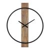 Reloj De Pared Oslo Redondo De Hierro Ø92cm Negro Womo-design