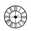 Reloj De Pared Malmö Redondo De Hierro Ø 92 Cm Negro Womo-design