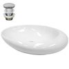 Lavabo Sobre Encimera - 585 X 375 X 145 Mm Blanco Ecd Germany