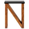 Mesa De Centro Neuss Madera Diseño 60 Cm Negro Womo-design