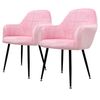 4x Juego Sillones De Comedor - Gris Rosa Ecd Germany