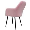 4x Juego Sillones De Comedor - Gris Rosa Ecd Germany