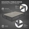 Cama De Estructura Metalica 140x200 Cm Ml-design