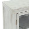 Mueble Auxiliar De Madera Florenz Shabby Chic 79x136x40 Cm Blanco Womo-design