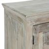 Mueble Auxiliar De Madera Bologna Shabby Chic 94x92x47 Cm Blanco Womo-design