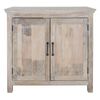 Mueble Auxiliar De Madera Bologna Shabby Chic 94x92x47 Cm Blanco Womo-design