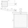 Sistema Columna De Ducha Sin Grifo Mezclador Gris Ecd Germany