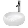 Lavabo De Baño Ø 400 X 350 Mm Blanco Ecd Germany