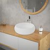 Lavabo De Baño Ø 400 X 350 Mm Blanco Ecd Germany