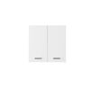 Armario De Baño Mueble Colgante De Pared 60x60x31 Cm Blanco Ml-design