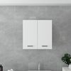 Armario De Baño Mueble Colgante De Pared 60x60x31 Cm Blanco Ml-design