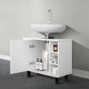 Armario Base De Lavabo 60x54x32 Cm Blanco Ml-design