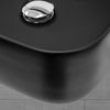 Lavabo Sobre Encimera, 39,5x39,5x14 Cm Negro Ml-design