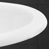 Lavabo Oval 57x195x485cm Cerámica Blanca Brillante Ecd Germany