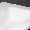 Lavabo 81x16,5x46cm Blanco, Cerámica De Alta Calidad Ecd Geramny