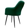 Juego De 4 Sillas De Comedor Con Respaldo Verde Ml-design