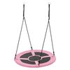 Columpio Nido Para Niños Ø100 Cm Rosa/negro Poliéster Ecd Germay