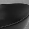 Lavabo Sobre Encimera, 59x38x19 Cm Negro Ml-design