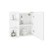 Conjunto De 2 Muebles De Baño Armario Blanco Ml-design