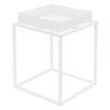 Soporte Para Plantas De Metal 46 X 35 X 35 Cm Blanco Ml-design