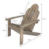 Silla De Jardín Adirondack De Madera 92,5x69,58x89cm Ecd Germany