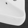 Lavabo Forma Cuadrada 45x27x13 Cm Cerámica Blanca Diseño Ml