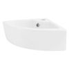 Lavabo Forma Cuadrada 46x33x13 Cm Cerámica Blanca Diseño Ml