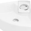 Lavabo Forma Cuadrada 46x33x13 Cm Cerámica Blanca Diseño Ml