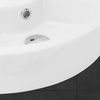 Lavabo Forma Cuadrada 46x33x13 Cm Cerámica Blanca Diseño Ml