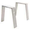 2x Patas De Mesa Loft 44 X 42 Cm Soporte Ml-design