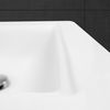 Lavabo Cerámica Encastrado 605x465x160 Mm Blanco Ecd Germany