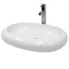 Lavabo De Cerámica 630x420x120 Mm Blanca