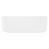 Lavabo Cerámico Cuadrado 390 X 390 X 140 Mm Blanco Ecd Germany