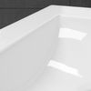 Lavabo Encastrable Cerámica 610 X 465 X 175 Mm Blanco Ecd Germany