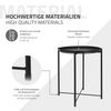 Mesa Redonda �45xal52 Cm Negro Ml-design