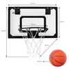 Hauki Juego De Mini Canasta De Baloncesto 45,5x30,5 Cm, Negro