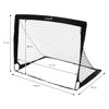 Hauki 2pc Football Goal Kids Set 120x95x97 Cm, Negro