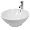 Lavabo Sobre Encimera - 420 X 420 X 170 Mm Blanco Ecd Germany