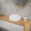 Lavabo Sobre Encimera - 405 X 405 X 140 Mm Blanco Ecd Germany