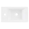 Lavabo Incl. Desagüe Sin Rebosadero 46x26x11 Cm Blanca Ml-design