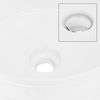 Lavabo Incl. Desagüe Sin Rebosadero Ø 41x18 Cm Cerámica Blanca Ml-design