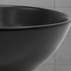 Lavabo Incl. Desagüe Sin Rebosadero Ø 28x15 Cm Cerámica Negra Ml-design