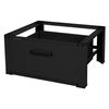 Base Para Lavadora Con Caj�n 63x54cm Acero Negro Ml-design